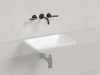 Раковина из искусственного камня S-Sense Salini Marea 1802106G 60х40 встраиваемая цвет белый без отверстий под смеситель